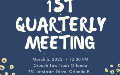 Quarterly Meeting – March 3, 2022